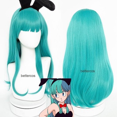 taobao agent Dragon Ball, wig, green straight hair, cosplay, mid-length