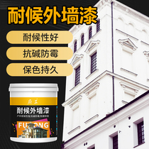 Exterior wall paint Water-based environmental protection alkali resistance weather resistance Waterproof sunscreen Outdoor latex paint White color wall paint paint