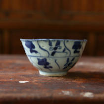 The Qing Dynasty Qianlong Jiaqing Period of Qing Flower Bowl and Bronze Mutilate Gold and Calligraphy Study with old porcelain broke porcelain specimen