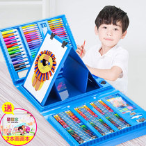 Childrens brush crayon color watercolor pen safe non-toxic washing painting set stationery kindergarten children toy