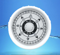 Household Marine large compass shockproof waterproof can be connected to 12v electric luminous luminous magnetic compass compass Luogeng