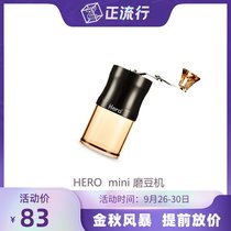 hero mini manual bean grinder ceramic small hand punch coffee grinder hand grinder set