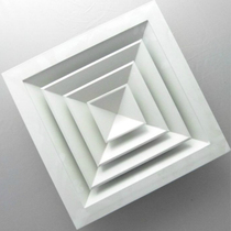 Aluminum alloy square diffuser central air conditioner air outlet ceiling return vent