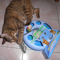 Full 88 crazy play plate without shadow mouse spring mouse cat toy cat toy cat stick Bell Mabao