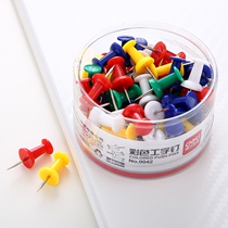 Del 0042 color I-shaped nail painting pin Cork Board Message Board pin 80