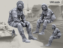 1 35 Resin Soldiers Russian Tanksoldier Single XD398