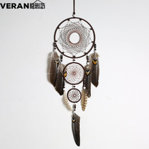  dream catcher Indian dream catcher handmade hanging birthday gift eagle feather three rings