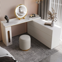 High-end light luxury dressing table bedroom modern simple storage cabinet integrated makeup table ins Wind corner dressing table