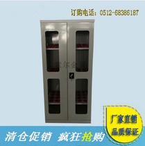 Double door plexiglass tool cabinet thickened iron cabinet HSK63 tool holder BT30 40 shank car Suzhou
