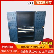 Workshop locker Double door locker Parts finishing cabinet Hardware tool cabinet Thickened iron cabinet