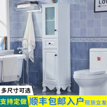 European side cabinet Cabinet floor high cabinet toilet storage cabinet Cabinet side cabinet living room cabinet