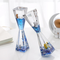  Water drop hourglass astronaut astronaut decoration Oil drip liquid quicksand time timer Decompression series gift