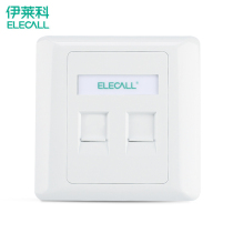 Switch socket panel Telephone computer socket 86 type wire-free panel household surface-mounted module socket