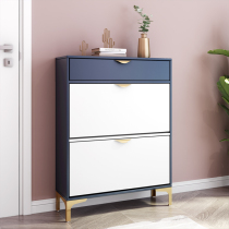 Nordic light luxury shoe cabinet door ultra-thin 17 tipping bucket simple modern door cabinet drawer large capacity entrance hall cabinet
