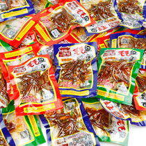 Jinggang ancient town hairy fish 500g Hunan small snack shop spicy fish dried spicy fish