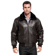 World War II classic navy G1 pilot leather jacket head layer sheepskin cowhide horse leather jacket jacket