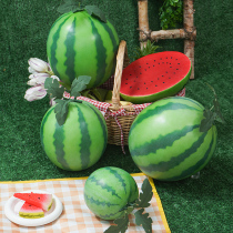 Simulation watermelon fake watermelon fruit toy model props black beauty unicorn melon big watermelon Hanhan simulation fruit