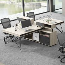 Brand Furniture Desk Chair Composition Staff Table 4 Persons of two-four employees KAN About modern station Industrial Wind