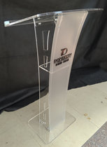 The podium the simple and transparent podium the crystal desk the acrylic host the host the guest welcome the guest
