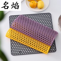 Creative multi-purpose kitchen sink protection Hollow silicone thickened bowl plate cup pot pad Insulation non-slip filter drain pad