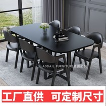 1 8 m bar table and chairs long table minimalist modern small meeting lounge training table small talk single reception office