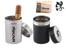 American Xikar Sika original imported stainless steel washable windproof sealed car cigar ashtray
