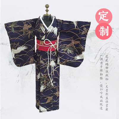 taobao agent Manually customized BJD kimono clothes 8 minutes, 6 minutes, 4 cents, 3 minutes, 3 minutes, 3 minutes, giant baby uncle cloth OB11 bad strawberry mdd