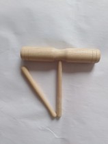 Full 10 yuan Orff instrument double-ring double-tone Clapper