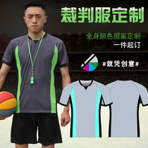 Basketball referee uniform full body custom Summer men and women basketball game referee short sleeve football referee uniform can be printed