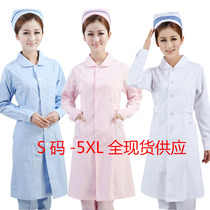 Nurse uniform long sleeve winter short sleeve summer fat plus size Hospital pharmacy beauty salon work clothes doll collar