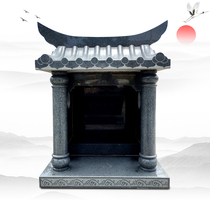 Stone Sculpture Buddha Niche Land Public Parents-in-law Temple God Cabinet Carved Doorway Outdoor Land Public Small Temple Stone Sacrifice to Worship Worship