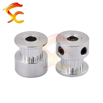 Off-the-shelf wheel S2M 2GT-25 tooth bore 4 5 6 35 8 10 bandwidth 6 10 12 15 20MM