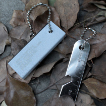 Wilderness begging for a fire and stone batter fire and stone magnesium stick waterproof field survival gear Ignitor outdoor taking fire