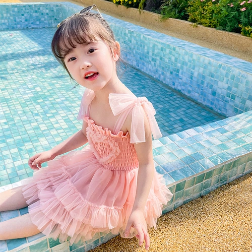 Летний детский модный купальник, в западном стиле, детская одежда, 3 лет, популярно в интернете