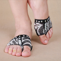Fitness belly dance new dance practice shoes foot cover insole cover foot pad cover zebra pattern hot drill foot cover