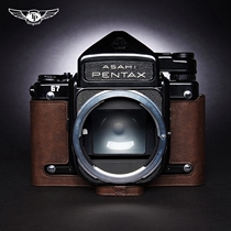 Genuine Leather Pentax Pentax 67 Camera Bag 6X7 67 TTL Leather Case Film SLR Protective Case Handmade Cowhide