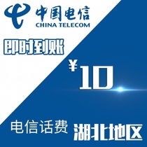  China Hubei Telecom 10 yuan national fast recharge card Provincial general payment phone fee second punch payment Mobile phone payment
