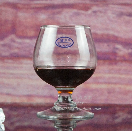 Lion King Толстый стеклянный стакан Bailan di Cup Short -Footed Wine Glass Congance Cup Cup 501x05/145 мл
