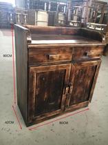 Shelf wooden hotel Chinese style drawer living room dining cabinet wine cabinet commercial storage cabinet economy