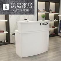 Hot Sale Promotions Arc Cashier Counter Shop Money Bar Small Liquor Pharmacy with Locked Drawer