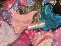 Angel wings mermaid flippers bag backpack