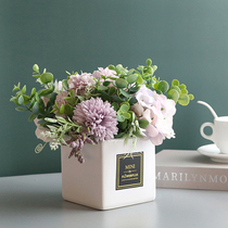 Nordic simulation flower living room decoration table flower fake flower dried flower set table flower bouquet home decoration decoration
