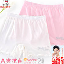 Girls  safety pants anti-light thin childrens underwear Modell Summer female baby four corners boxer shorts base shorts