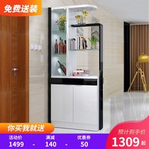 Entrance living room double-sided entrance room hall cabinet Modern simple partition cabinet Small apartment foyer cabinet Wine cabinet shoe cabinet one