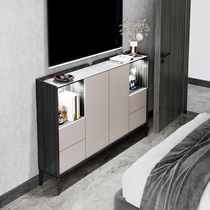 Hesenwei ultra-thin bedroom TV cabinet Simple high style room small light luxury master bedroom dresser combination high cabinet