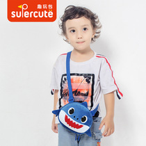 babyshark Authorized Children shoulder bag Cute Animal Single Shoulder Crossing Fashion Single Shoulder Boys and Girls Bags