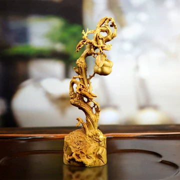 中国美術 黄楊木 柘植 刻 如意 仏教 法具 全長20.5cm(K-HA493) 中国美術 黄楊木 柘植 刻 如意 仏教 法具 全長20.5cm(K-HA493) - メルカリ