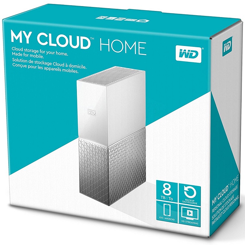 Bank of China WD Western Data My Cloud Home 8TB Single Disk Network Mobile Hard Disk NAS Cloud Storage 8t