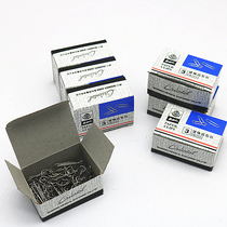 Okumura Dan 3#nickel-plated paper clip bookmark creative paper clip clip Bookmark ten thousand word clip file pin roundabout needle