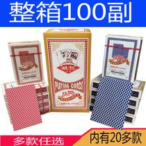 Fall Box 100 pairs Yao Ji playing cards wholesale double harvest Wanshengda double K Xulong Xingyue 258 2018